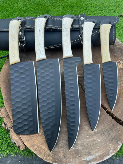 Beautiful Custom Handmade BBQ/kitchen knives B5B - Troy Blades