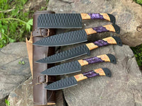 Custom Handmade BBq/Kitchen Chef Knife sets - Troy Blades