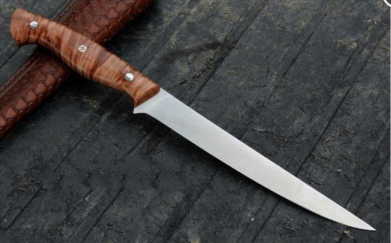 Hand Made D2 Steel Blade Fillet Knife - Troy Blades