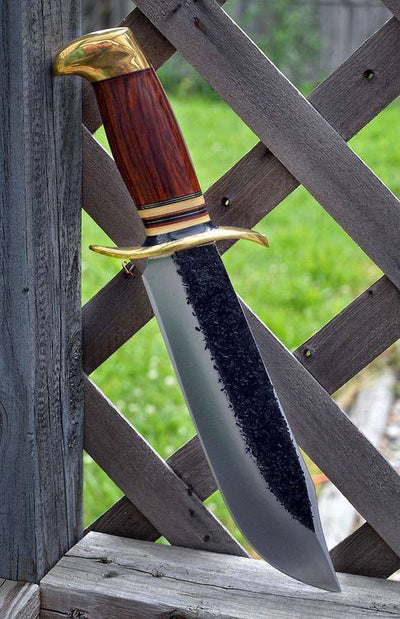 Hand Forged Handmade Carbon steel Bowie - Troy Blades