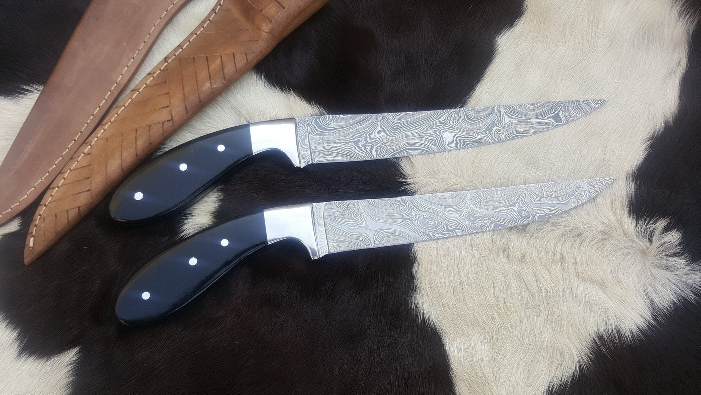 handmade damascus fillet/fishing knives - Troy Blades