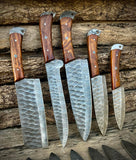 Custom Handmade Damascus Valhalla Set