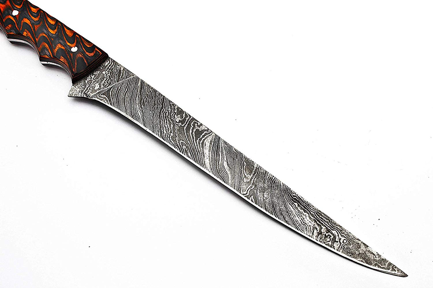Handmade Damascus Stag horn Fillet knife - Troy Blades