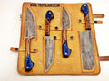 Personalized Beautiful Custom Handmade Damascus BBQ/kitchen knives Troy Blades