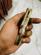 Huntwise Special Beautiful Custom Handmade AL Flag Folding knife - Troy Blades