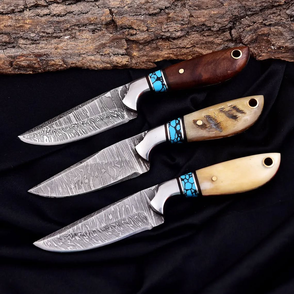Handmade Cowboy/Hunting/Skinning/EDC/Camping Knives Troy Blades