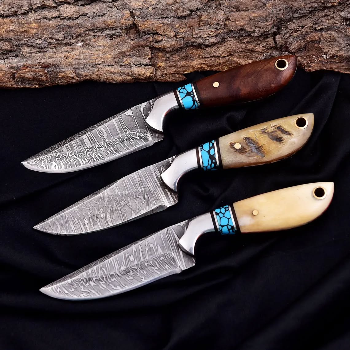 Handmade Cowboy/Hunting/Skinning/EDC/Camping Knives Troy Blades