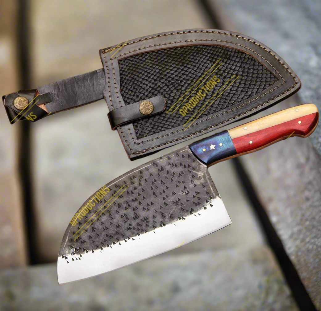 Texas Handle Handmade Chopper - Troy Blades