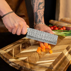 The Valhalla | 5-Piece Chef Knife Set + Leather Roll - Troy Blades