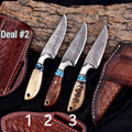 Handmade Cowboy/Hunting/Skinning/EDC/Camping Knives