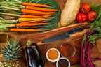 The Dahlia | 5-Piece Chef Knife Set + Leather Roll All Variations - Troy Blades