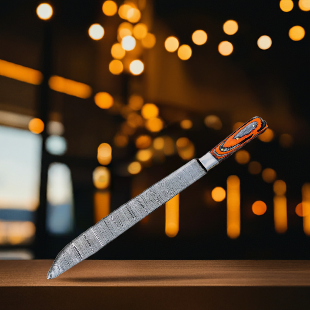 17” Custom Handmade Damascus Brisket knife