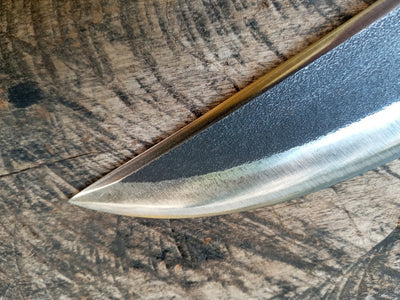 gaucho forged custom knife classic rangers bowie  frontier civil war cowboy carbon steel handmade rustic hunter edc rangers - Troy Blades