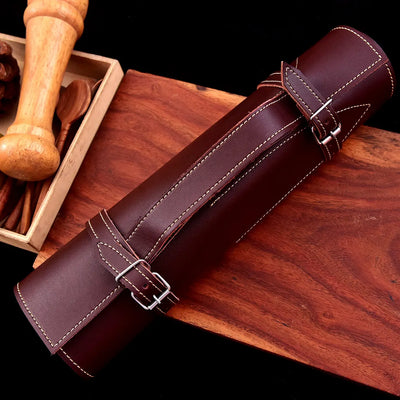 The Dahlia | 5-Piece Chef Knife Set + Leather Roll