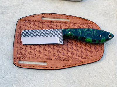 Custom Handmade Rasp steel Cowboy knife - Troy Blades