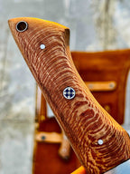 beautiful Custom Handmade Damascus Outdoor Kitchen/BBq knives set Pro5 - Troy Blades