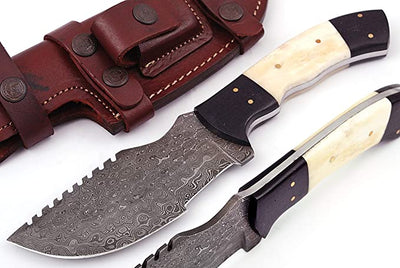 Custom Handmade Damascus Hunting,Skinning snd Bushcrats knife bulk deals - Troy Blades