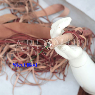 Real & Genuine Kangaroo Hide Leather Bull Whip 8'-16' 12 Plaits Equestrian Bullwhip Leather Belly & Leather Bolster Inside - Troy Blades
