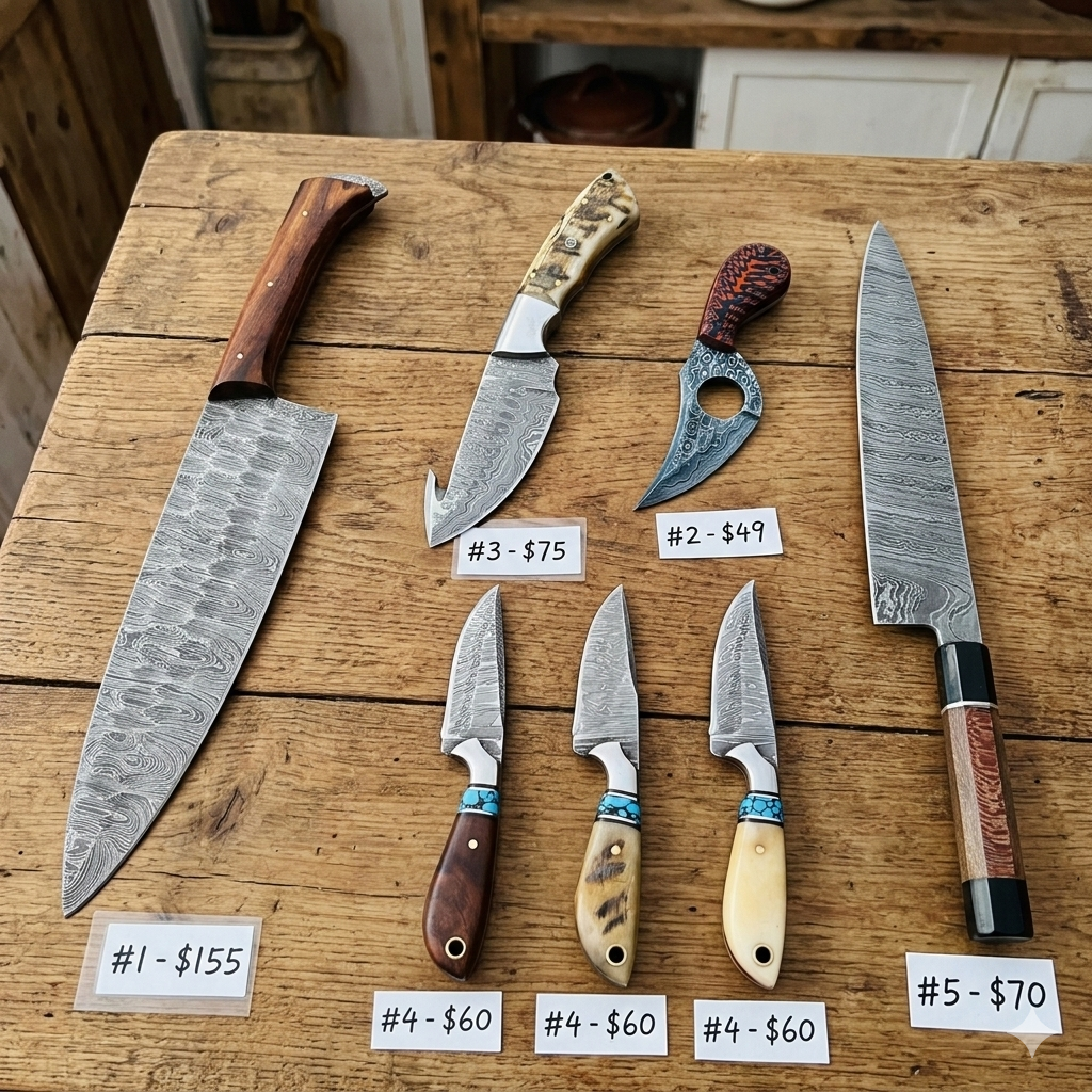 Handmade knives - New Drop of March Troy Blades