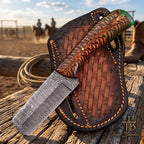 Handmade Damascus & Custom Hunting Knife Collection | The Texas Ranch Series Troy Blades
