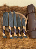 The Valhalla-Purple | 5-Piece Set + Leather Roll