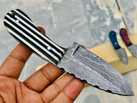 Huntwise Special Custom Handmade Damascus Knife - Troy Blades