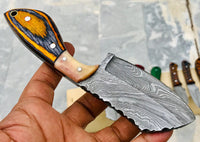 Huntwise Special Custom Handmade Damascus Knife - Troy Blades