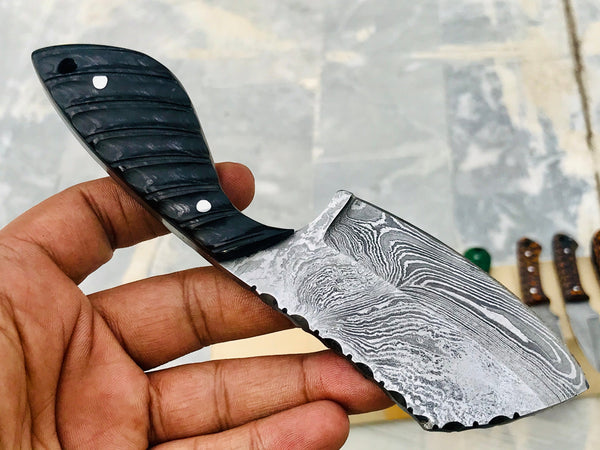 Huntwise Special Custom Handmade Damascus Knife - Troy Blades