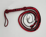 Handmade Red&Black Kangaroo Leather Indiana Jones-style Whip