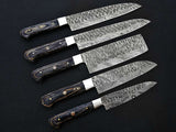 COWBOYS Beautiful Custom Handmade Damascus BBQ/kitchen knives