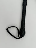 Handmade Dark Black Kangaroo Leather Indiana Jones-style Whip