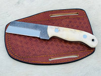 Custom Handmade Rasp steel Cowboy knife - Troy Blades