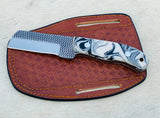 Custom Handmade Rasp steel Cowboy knife - Troy Blades