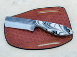 Custom Handmade Rasp steel Cowboy knife - Troy Blades