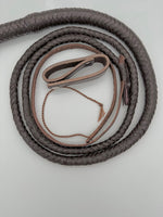 Handmade Dark Brown Kangaroo Leather Indiana Jones-style Whip