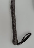 Handmade Dark Brown Kangaroo Leather Indiana Jones-style Whip