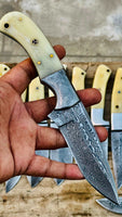 Custom Handmade Damascus Hunting knives on discount.