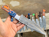 Pick your knife in Variation, Beautiful custom handmade Damascus Hunting knives