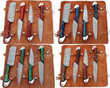 Beautiful Custom Handmade Damascus BBQ/kitchen knives