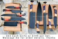 BBQ/Kitchen Sets  | 5-Piece Set + Leather Roll